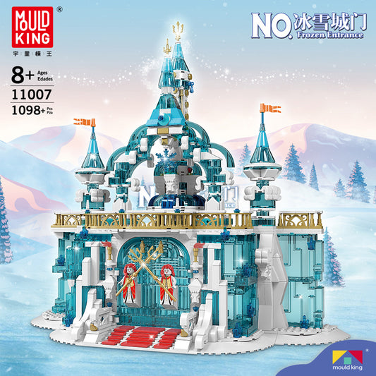 Mould King 11007 Castle series Frozen Entrance building blocks 1098pcs Toys For Gift ship from China