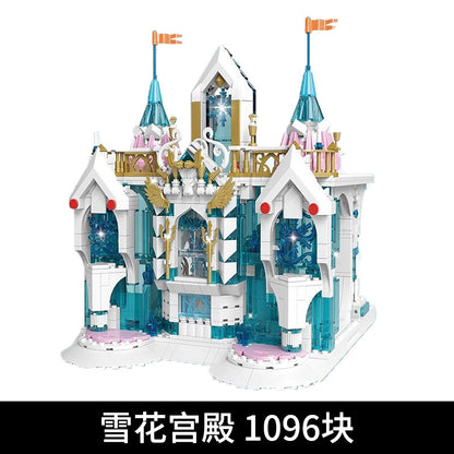 Mould King 11008 Castle series Snow Palace building blocks 1096pcs Toys For Gift ship from China