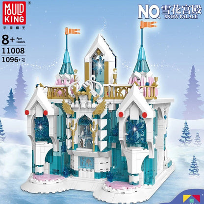 Mould King 11008 Castle series Snow Palace building blocks 1096pcs Toys For Gift ship from China