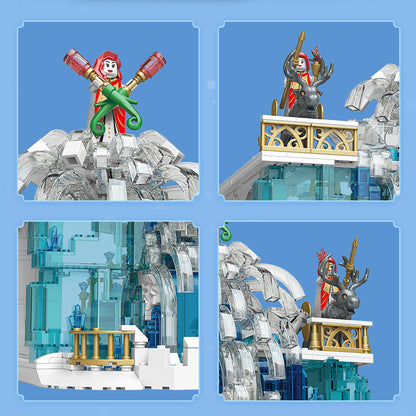 Mould King 11009 Castle series Crystal Falls building blocks 1159pcs Toys For Gift ship from China