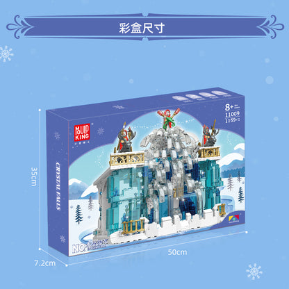 Mould King 11009 Castle series Crystal Falls building blocks 1159pcs Toys For Gift ship from China