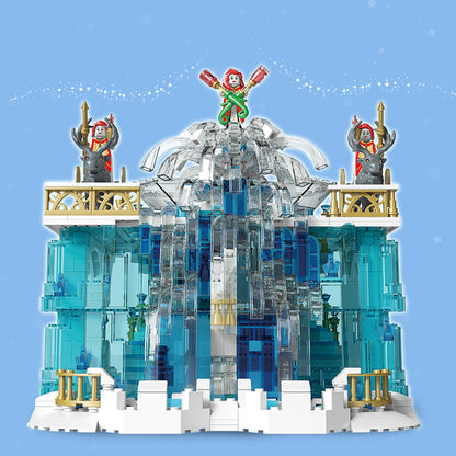 Mould King 11009 Castle series Crystal Falls building blocks 1159pcs Toys For Gift ship from China
