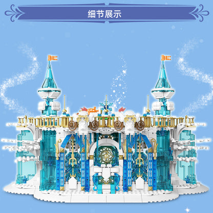 Mould King 11010 Castle series Ice Ballroom building blocks 1208pcs Toys For Gift ship from China