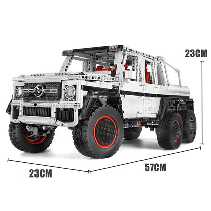 Mould King 13061 High-Tech Series "Mercedes-Benz" G63 6x6 Building Blocks 1:10 Model Ship to Europe 3-7 Days Delivery