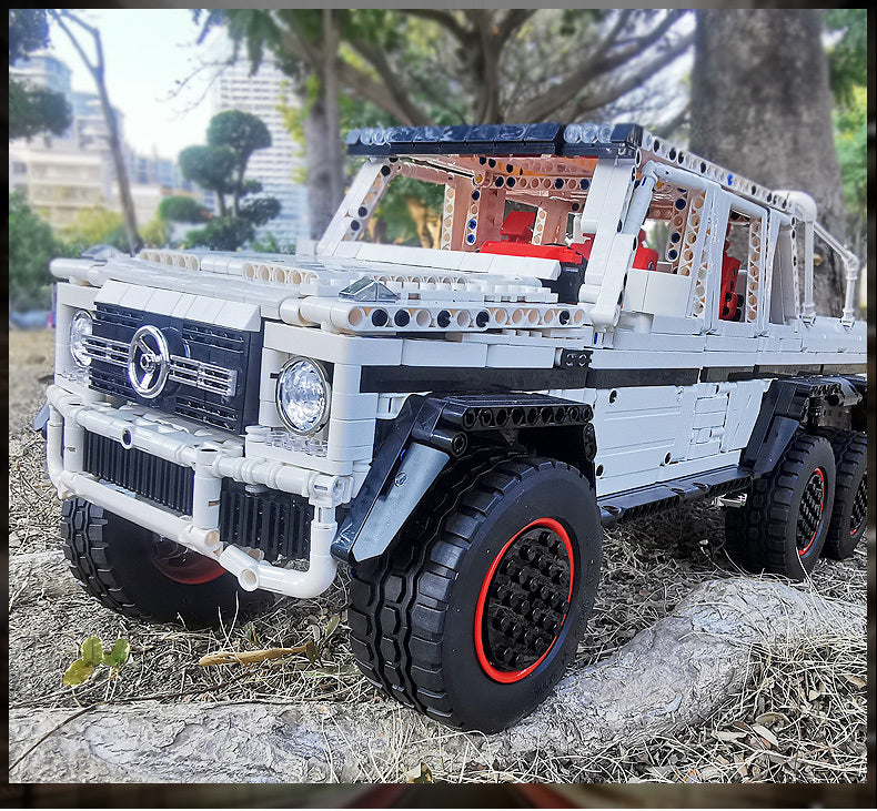 Mould King 13061 High-Tech Series "Mercedes-Benz" G63 6x6 Building Blocks 1:10 Model Ship to Europe 3-7 Days Delivery