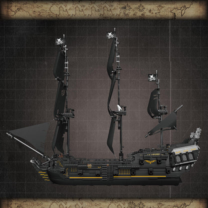 Mould King 13111 Movie &amp; Game Pirates of the Caribbean The Black Pearl Ship Building Blocks 2868pcs Bricks Toys From China Delivery.