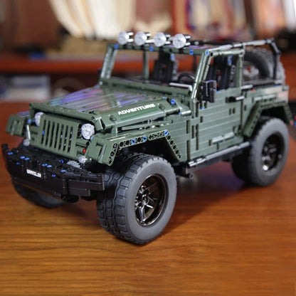 Mould King 13124 Technic Jeep Rubicon Static Version Car Building Blocks 2598pcs Bricks From Europe 3-7 Days Delivery