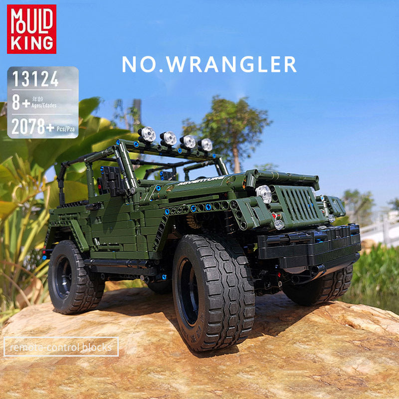 Mould King 13124 Technic Jeep Rubicon Static Version Car Building Blocks 2598pcs Bricks From Europe 3-7 Days Delivery