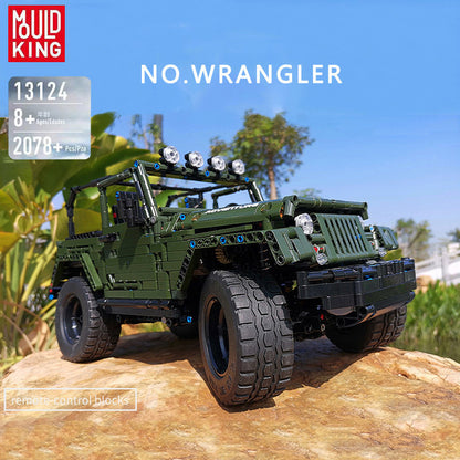 Mould King 13124 Technic Jeep Rubicon Static Version Car Building Blocks 2598pcs Bricks From Europe 3-7 Days Delivery