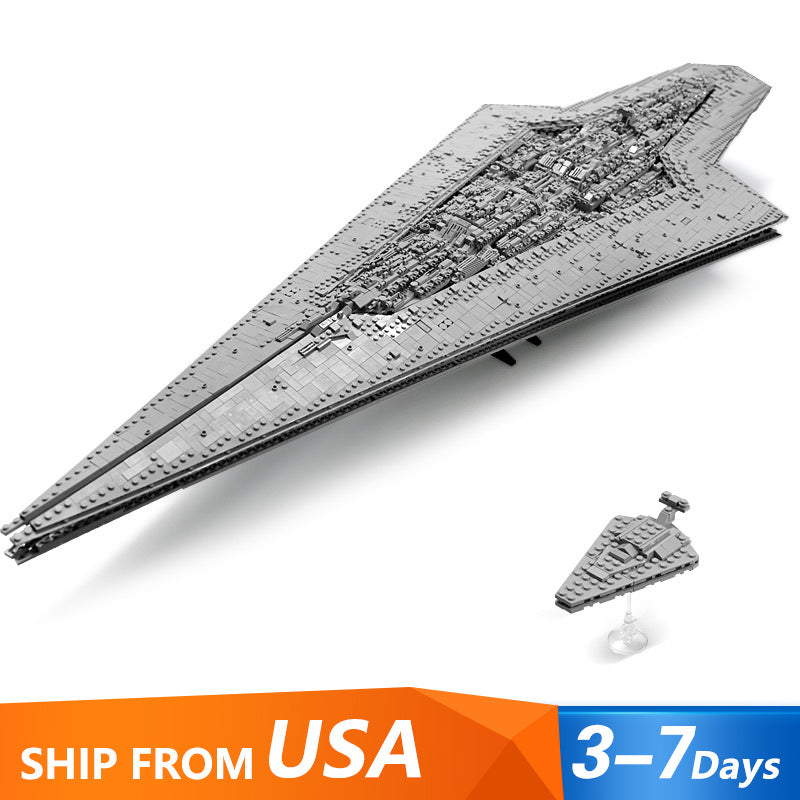 Mould King 13134 Movie &amp; Game Star Wars Executor Class Star Dreadnought 7588pcs Bricks Toys from USA 3-7 Days Delivery.