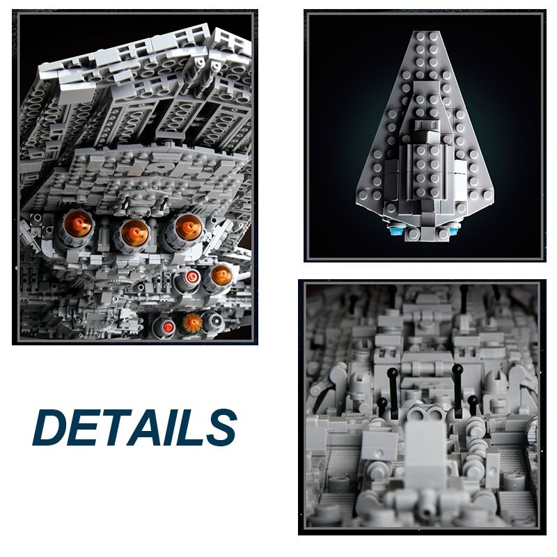 Mould King 13134 Movie &amp; Game Star Wars Executor Class Star Dreadnought 7588pcs Bricks Toys from USA 3-7 Days Delivery.