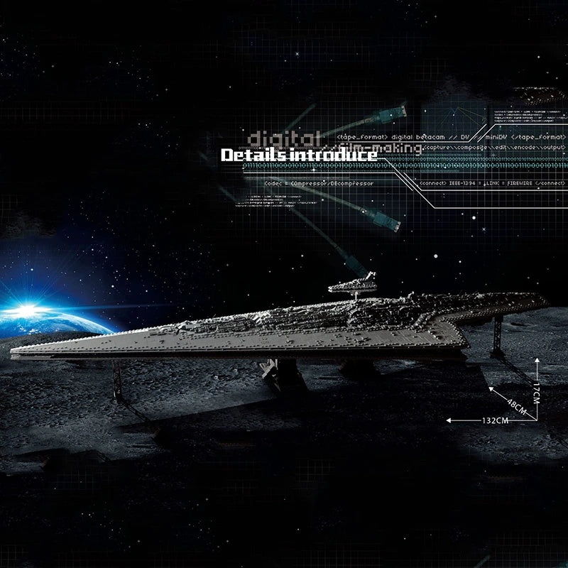 Mould King 13134 Movie &amp; Game Star Wars Executor Class Star Dreadnought 7588pcs Bricks Toys from USA 3-7 Days Delivery.