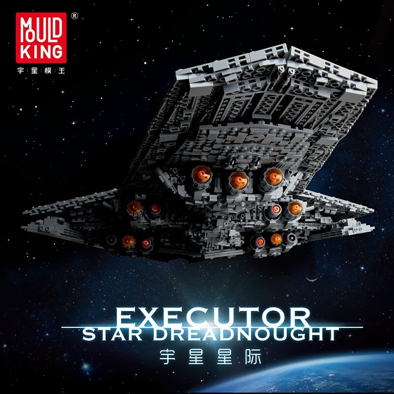 Mould King 13134  Star Wars Executor class Star Dreadnought Building Blocks 7284pcs Bricks Toys from Europe Delivery.