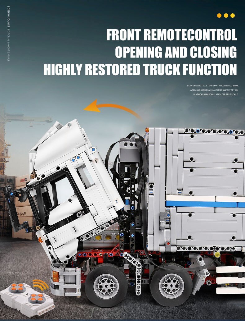 Mould King 13139 MOC Technical Wing Body Truck Car Model Building Blocks 4166pcs Bricks Children Toys ship from China.