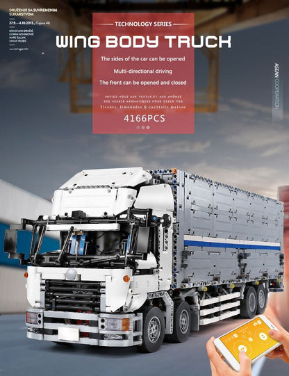 Mould King 13139 MOC Technical Wing Body Truck Car Model Building Blocks 4166pcs Bricks Children Toys ship from China.