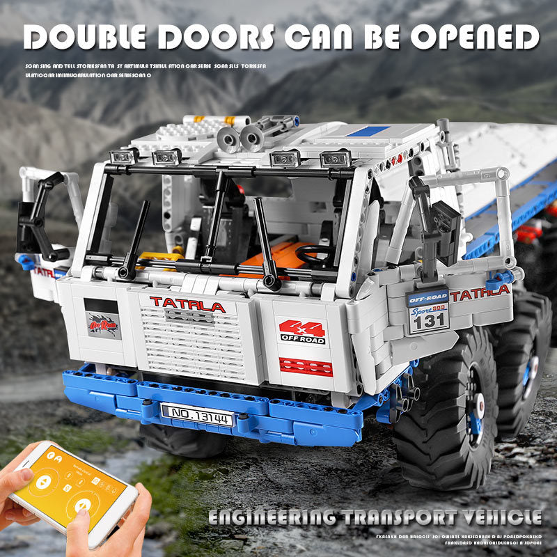 Mould King 13144 Remote Control Tatra T813 8x8 PROFA Car Building Blocks 3647pcs Bricks Toys From Europe 3-7 Days Delivery