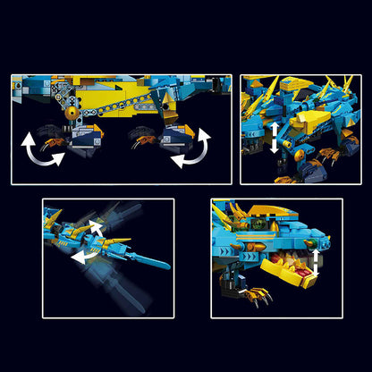 Mould King 13150 MK3 Power Frost Ocean Dragon Building Blocks 515pcs Bricks Toys From China Delivery.