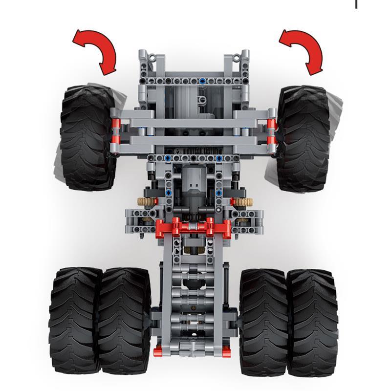 Mould King 13170 Technic Remote Control Custom RC Mining Dump Truck Muldenkipper Building Blocks 2044pcs Bricks Toys From China Delivery.