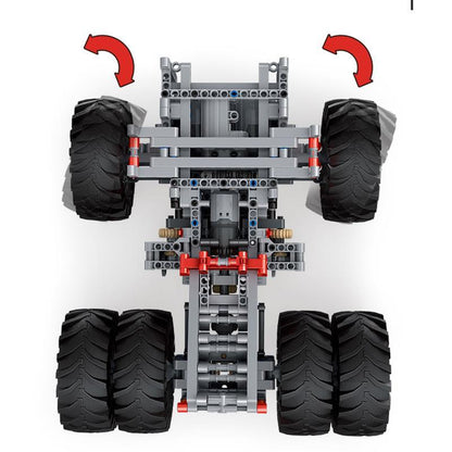 Mould King 13170 Technic Remote Control Custom RC Mining Dump Truck Muldenkipper Building Blocks 2044pcs Bricks Toys From China Delivery.