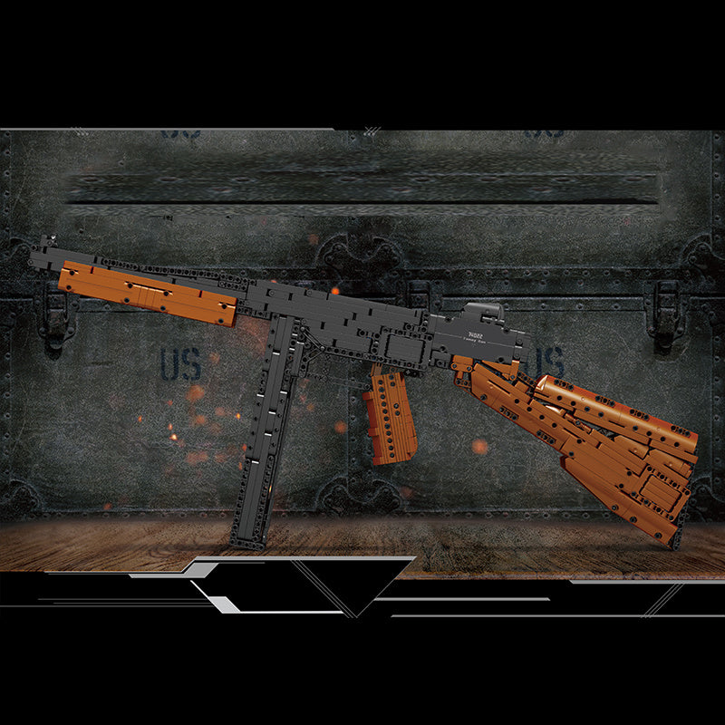 Mould King 14022 Military Tompson Submachinegun Building Blocks 1208pcs Bricks Toys From China Delivery.