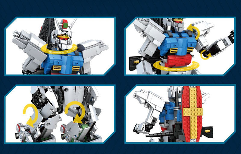 Mould King 15024 MK RX78 Gundam Model Building Blocks 986pcs Bricks Ship From China