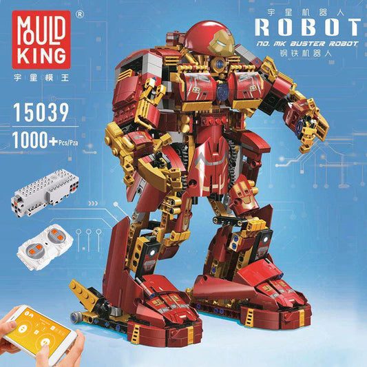 Mould King 15039 Technic Steel robot building blocks 1000pcs bricks Toys For Gift ship from China