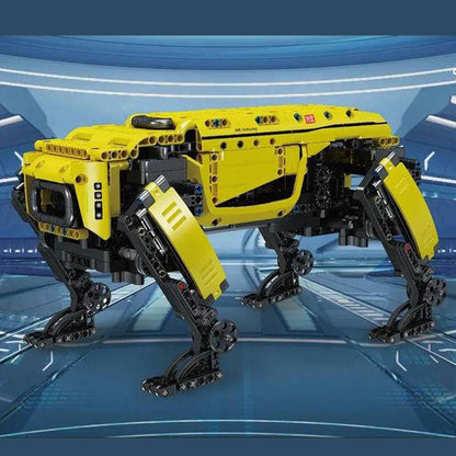 Mould King 15066 Dynamic Technial MOC Yellow Robot Dog Brick Building Block 936pcs Ship From China