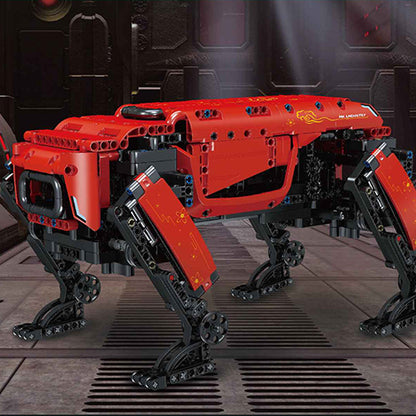 Mould King 15067 MOC RC Technical No.MK Dynamics red Robot building blocks 936pcs bricks with Motor ship from China.