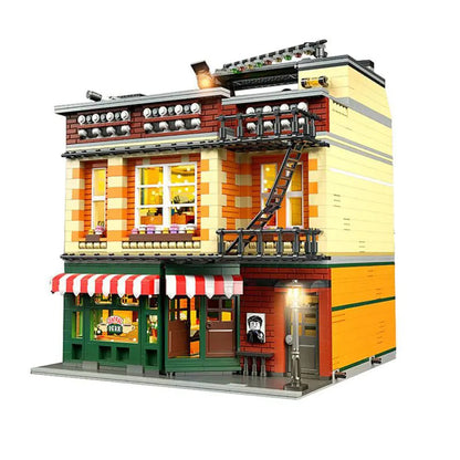 Mould King 16014 Modular Buildings Central Perk Big Bang "Theory" modular Building Blocks 4488pcs bricks Toys from China.