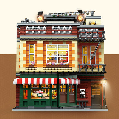 Mould King 16014 Modular Buildings Central Perk Big Bang "Theory" modular Building Blocks 4488pcs bricks Toys from China.