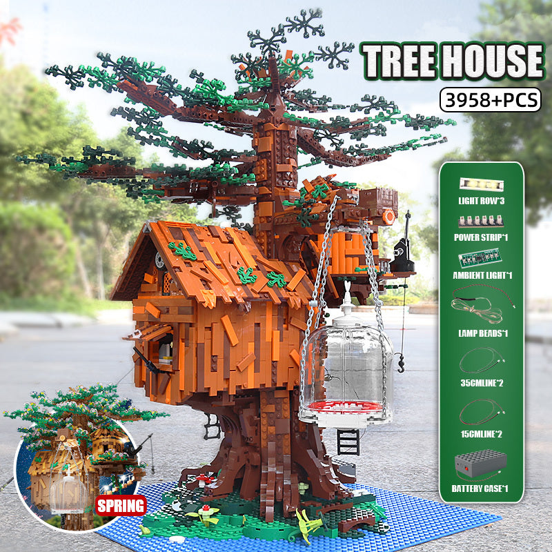 Mould King 16033 Moc Modular Buildings Novatown Tree House Building Blocks 3958pcs Bricks From Europe 3-7 Days Delivery