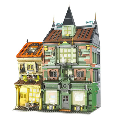 Mould King 16040 Movie &amp; Game Series Magic Book Store 3468pcs Bricks Toys Ship From USA 3-7 Days Delivery
