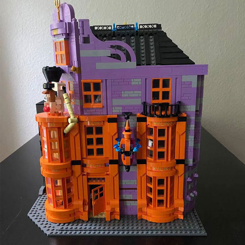 Mould King 16041 Movie &amp; Game Series Magic Joker Shop Blocks 3468pcs Bricks Ship From Europe 3-7 Days Delivery