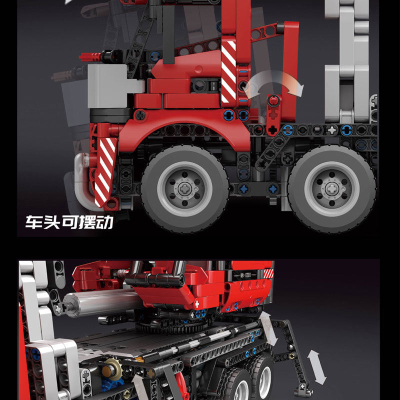 Mould King 17003 Technci Series All-Terrain Piling Platform Building Blocks 2828pcs Bricks Toys Ship From China