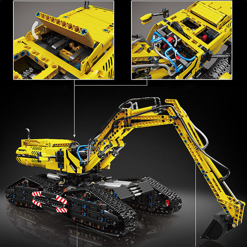 Mould King 17018 Technic Motor All Terrain Excavator Building Blocks 2237pcs Bricks Toys From China Delivery.