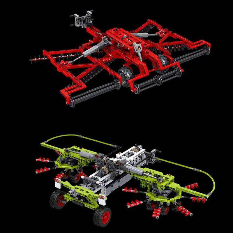 Mould King 17019 Technic Tractor Fastrac 4000er series with RC Building Blocks with 1339pcs Bricks From Europe 3-7 Days Delivery