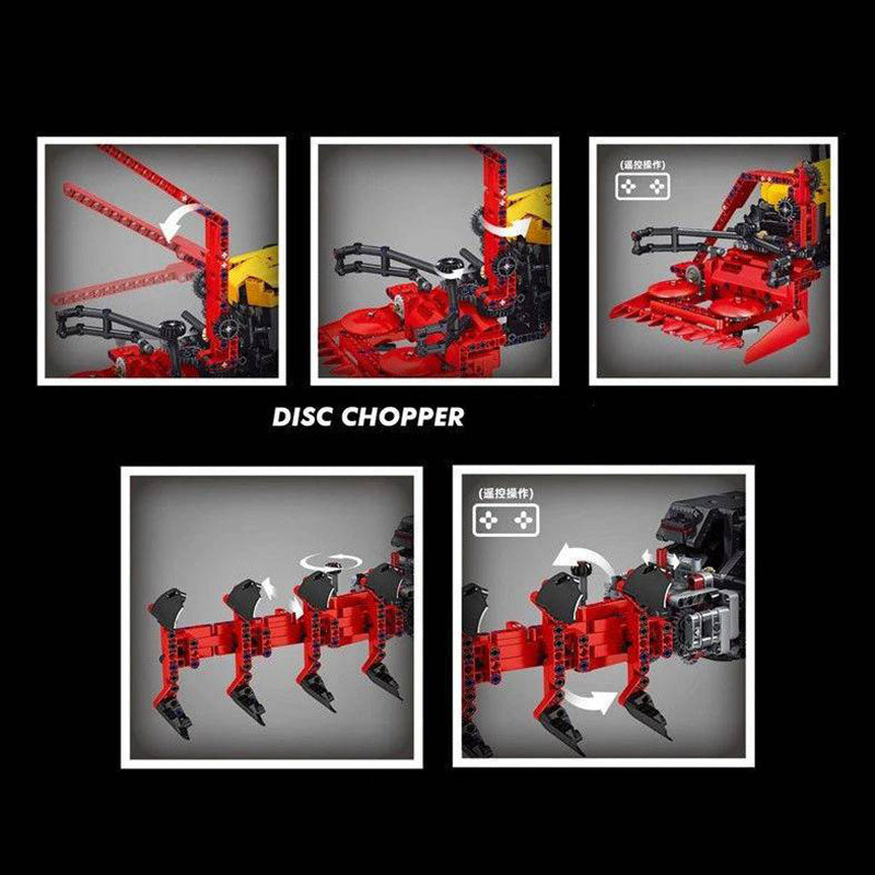 Mould King 17019 Technic Tractor Fastrac 4000er series with RC Building Blocks with 1339pcs Bricks From Europe 3-7 Days Delivery