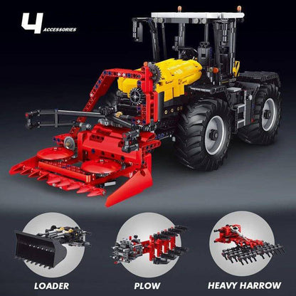 Mould King 17019 Technic Tractor Fastrac 4000er series with RC Building Blocks with 1339pcs Bricks From Europe 3-7 Days Delivery