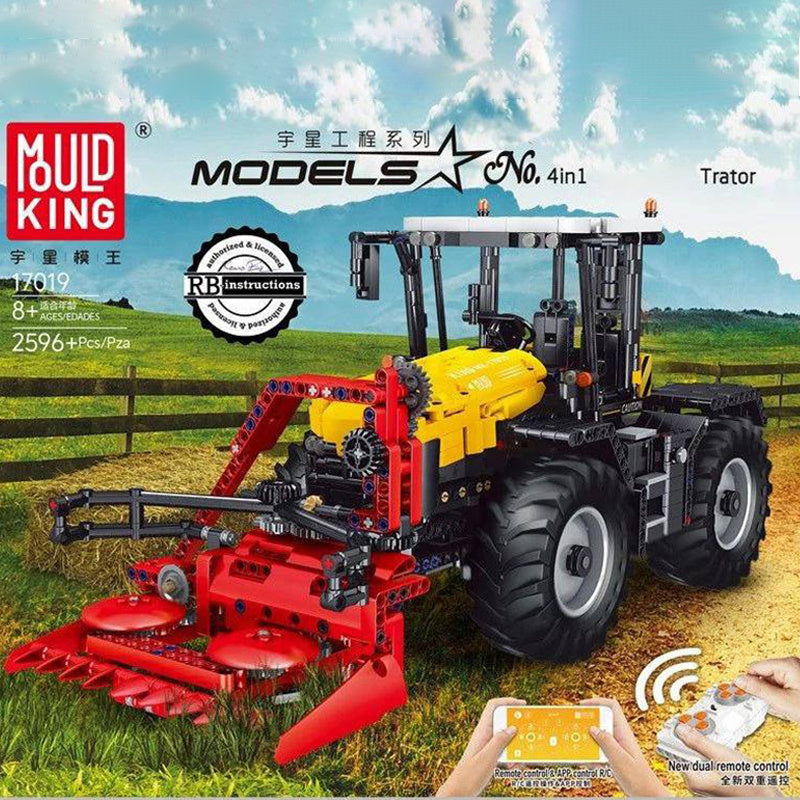 Mould King 17021 Moc Technic Tractor Supplement Pack Building Blocks 3098PCS Bricks Toys From Europe Delivery.