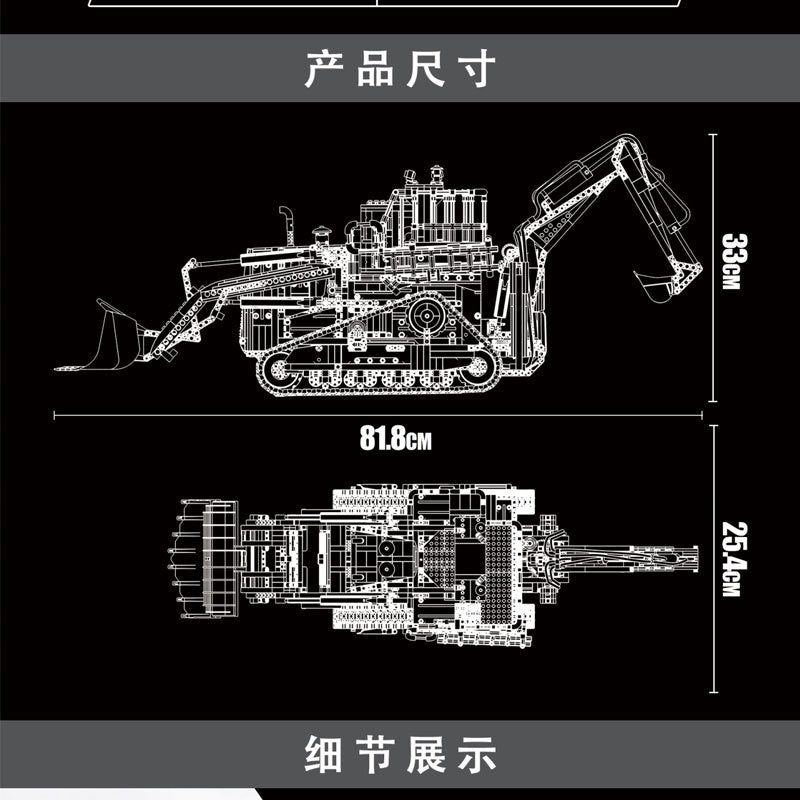 Mould King 17023 Technic Series Pneumatic Forklift Building Blocks 3963pcs Bricks Toys Ship From China