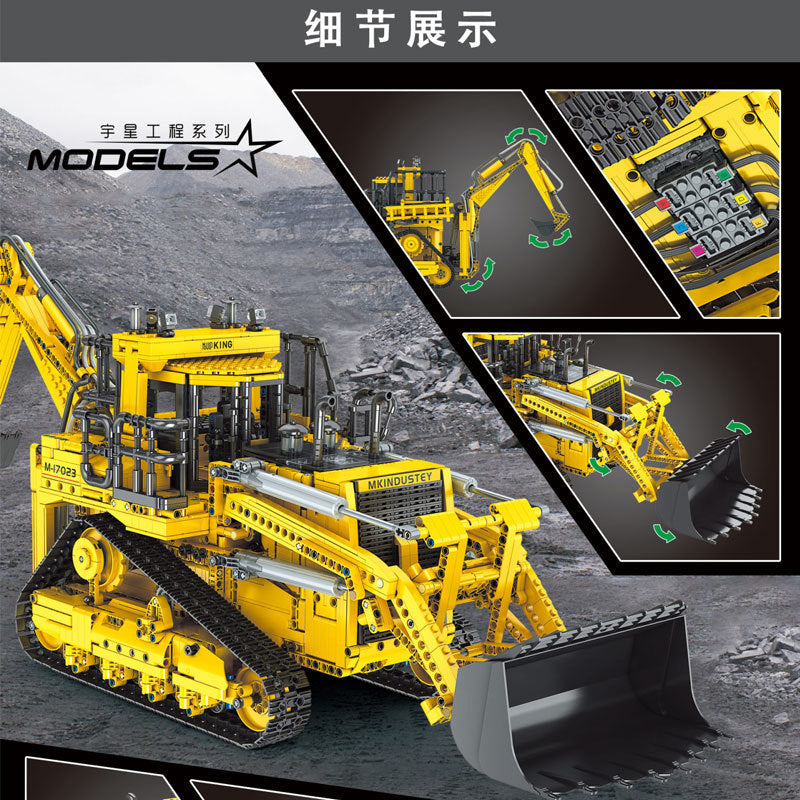 Mould King 17023 Technic Series Pneumatic Forklift Building Blocks 3963pcs Bricks Toys Ship From China