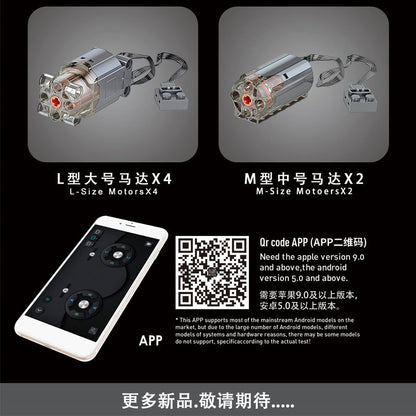 Mould King 17023 Technic Series Pneumatic Forklift Building Blocks 3963pcs Bricks Toys Ship From China