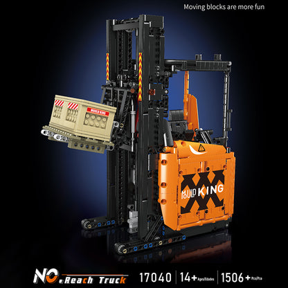 Mould King 17040 Moc Technic Motor Yellow Reach Truck Car Model Building Blocks 1506pcs Bricks Toys From China.