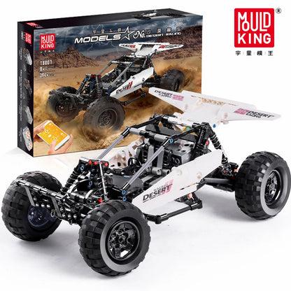 MOULDKING 18001 Technic Series PF Buggy 2 Model Building Blocks 394pcs Bricks APP Remote Control Children's Toys MOC-1812 Ship From