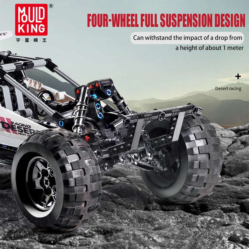 MOULDKING 18001 Technic Series PF Buggy 2 Model Building Blocks 394pcs Bricks APP Remote Control Children's Toys MOC-1812 Ship From