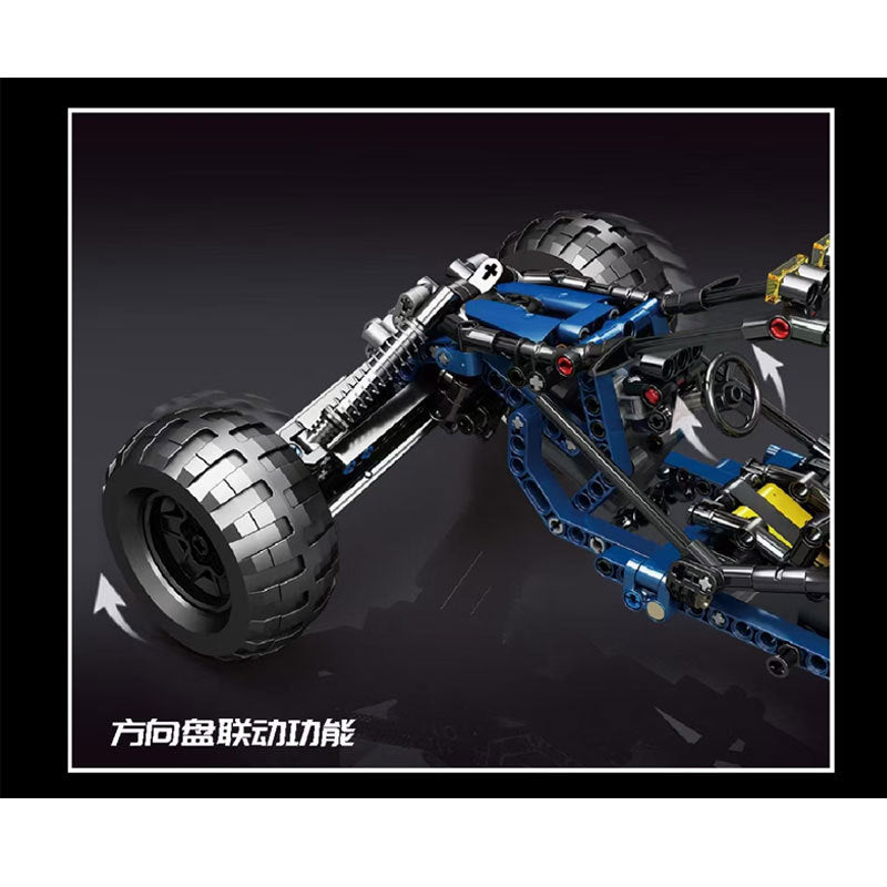 Mould King 18018 Technic Series Blue Lightning Buggy Building Blocks 500pcs Bricks MOC-3028 Ship From China