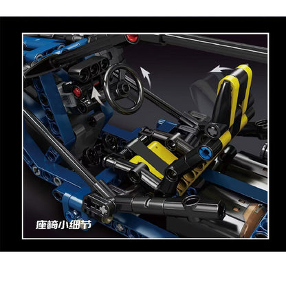 Mould King 18018 Technic Series Blue Lightning Buggy Building Blocks 500pcs Bricks MOC-3028 Ship From China