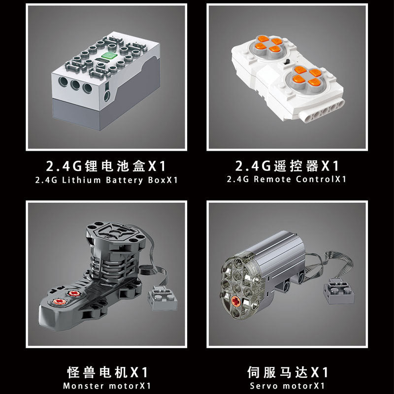 Mould King 18025 Technic Series Giant Climbing High-speed Car Building Blocks 405pcs Bricks Toys Ship From China