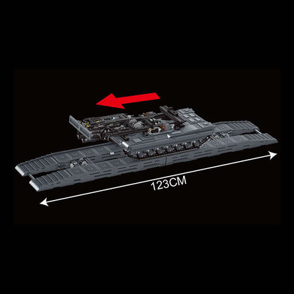 Mould King 20002 Technic Remote Control Ultimate Abrams with Bridge Layer AVLB Building Blocks 2388pcs Bricks From China Delivery.