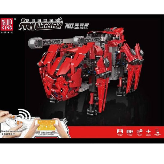 Mould King 20005 Military Series Walking Tank (Hexapod)、MK-HEXA Building Blocks 1608pcs Bricks Ship From China
